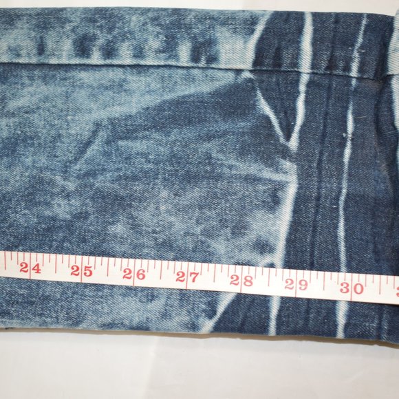 Men’s Focus Company Co Distressed Acid Washed Demin Skater Jeans size 34x32 - Picture 6 of 11